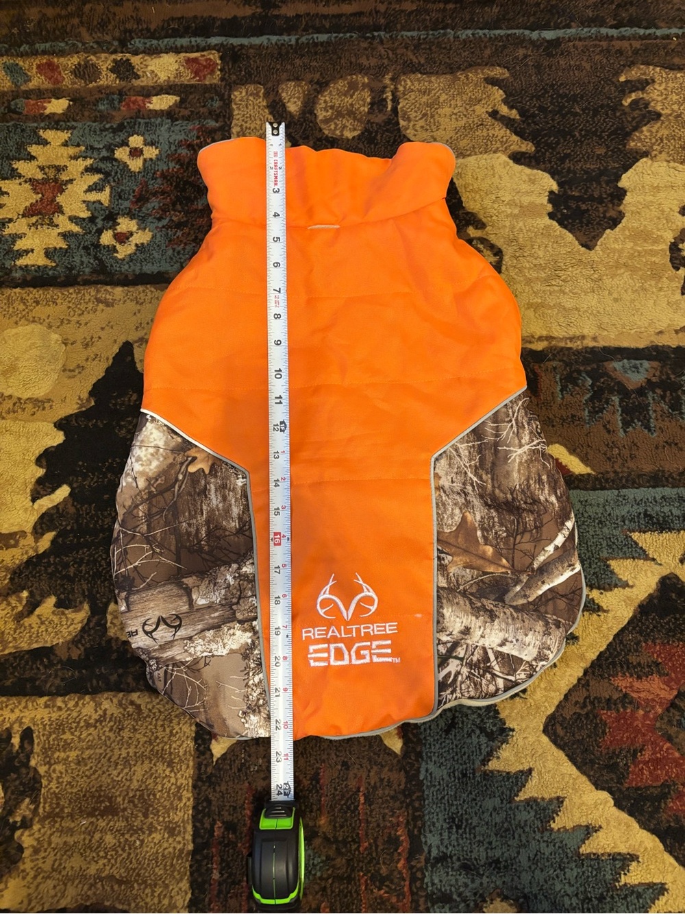 Realtree Dog Orange Camo Safety Vest